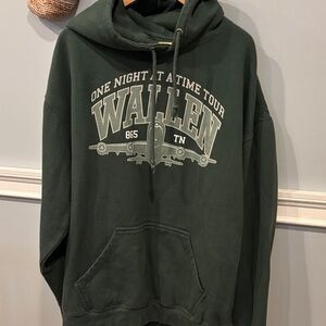 Morgan Wallen Official One Night At A Time Tour Green Men's Hoodie